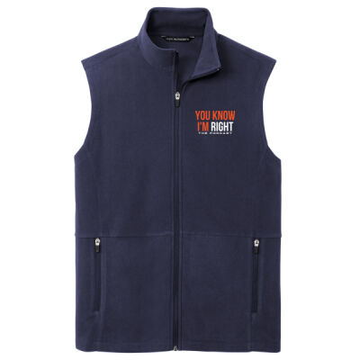 YOU KNOW IM RIGHT - PA MICROFLEECE VEST Thumbnail